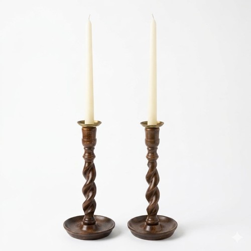 Antique english oak barley - antique,