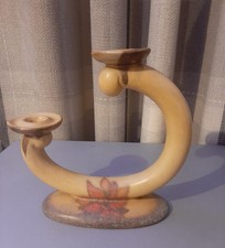Rare Unique Studio Pottery Ceramic Candle Holder