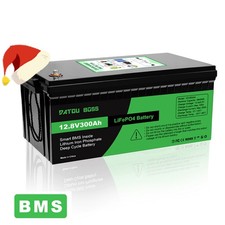 12V 300Ah Lifepo4 Battery Lithium Leisure Battery, Low Temp, Rechargeable for RV