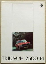 TRIUMPH 2500 PI Car Sales