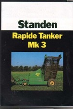 Standen "Rapide Tanker Mk 3" Sugar Beet Harvester Brochure Leaflet
