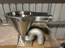 Pedestal Pan S trap toilet