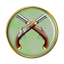Duelling Pistols Pin Badge