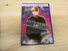Justin Bieber - Never Say Never Limited Extended Directors Edition (DVD, 2010)