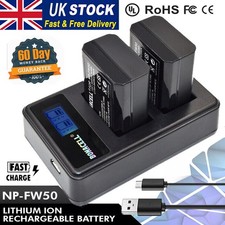 2X 7.2V NP-FW50 Battery &