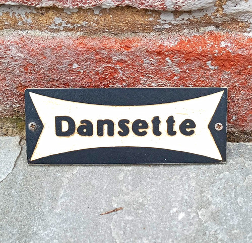Dansette record player badge - dansette,