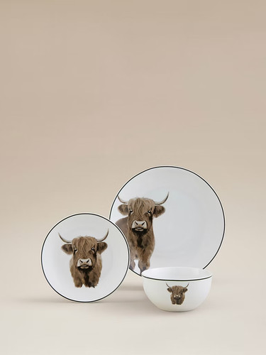 Dinner set white - set, highland