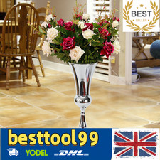 60cm Silver Vase Art Flower