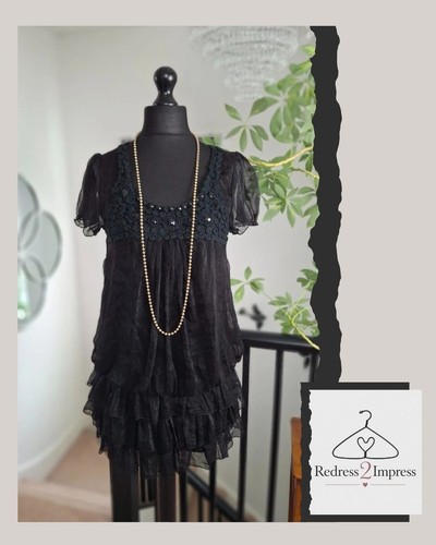 Black womens dress - black,