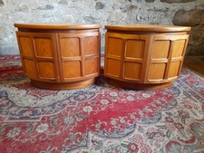 NATHAN SQUARES TEAK BEDSIDE