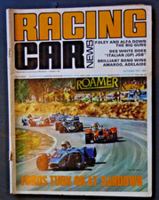 Racing Car News 1972 Oct Austrian Italian GP Volvo Clubman MG Adelaide Sandown A
