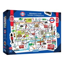 Gibsons Adventures on the London Underground 250 Extra Large Piece Jigsaw