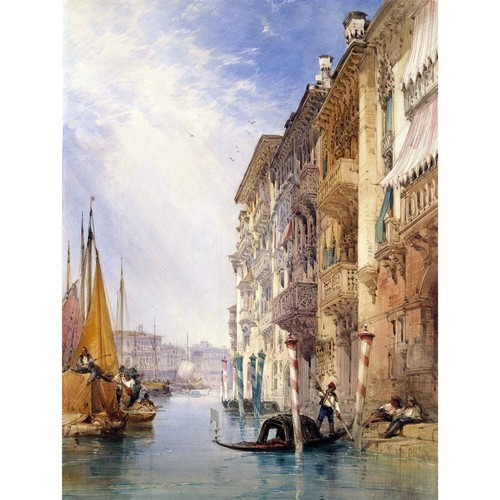 Painting cityscape venice - painting,
