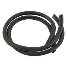 2pc Car Door Edge Seal Strip Rubber Sealing Strip B Pillar Front Rear Protector/