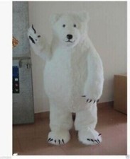 Polar Bear Mascot Costume Suit