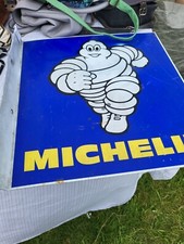 Original Michelin Metal Tin Sign,1979,lovely Old Sign.