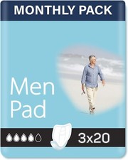 60 x Incontinence Pads Men
