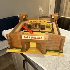 Vintage Joytoys wooden Fort
