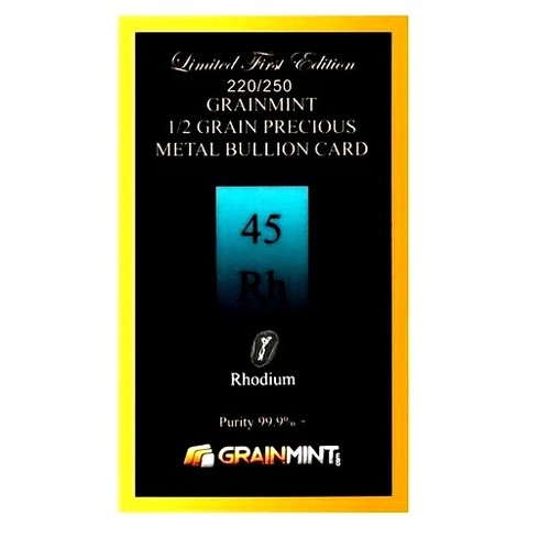 Grain pure rhodium - grain,