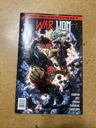War lion signed - lion,