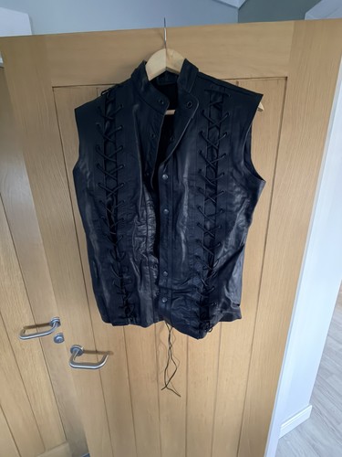 Leather mens laced sides - leather,