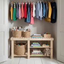 Einar Pine Toy Storage Unit