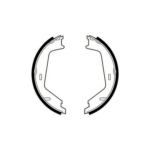 Delphi ls1884 handbrake shoe - handbrake,