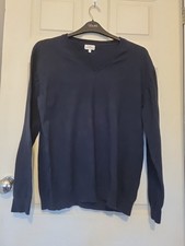 Next XL Mens Navy Blue Jumper Polycotton