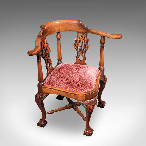 Antique corner armchair - antique,
