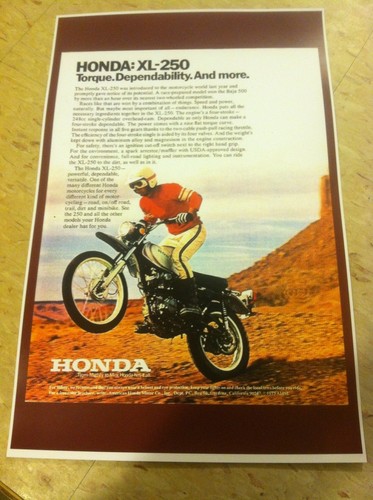 Vintage honda xl250 - vintage, dirtbike