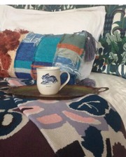Floral cotton throw - cotton,