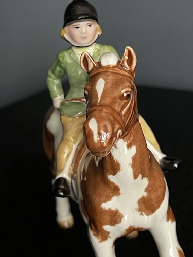 Beswick girl pony - girl, a