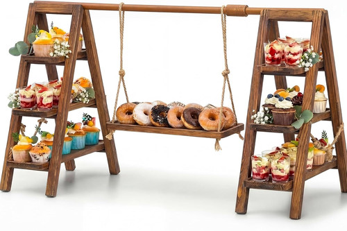 Tier wooden cupcake stand - 3-tier,
