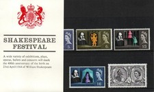 GB 1964 Shakespeare Festival  Presentation Mint with Original Cellophane  (IW96)