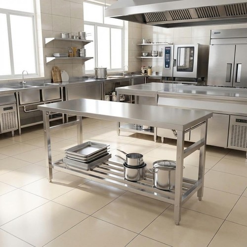 Stainless steel prep table - stainless,