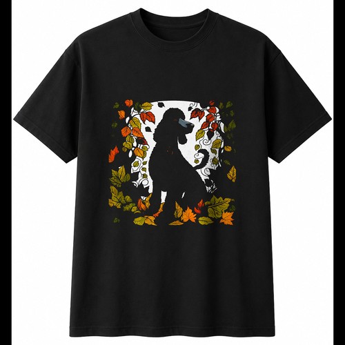 Standard poodle nature - poodle, in