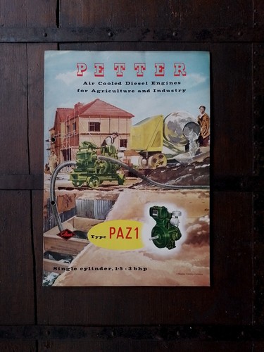 Petter type paz cylinder - type, 1-cylinder