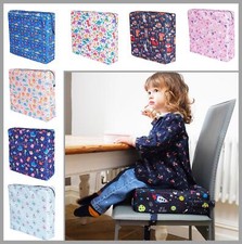 Kids Booster Seat Cushion 32 x 32cm For Dining Table Removable Waterproof Cover