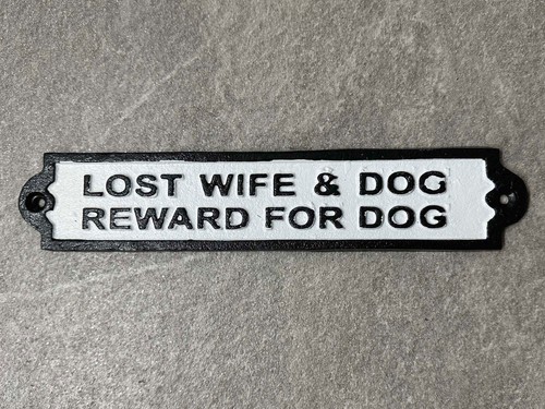 Lost wife dog - wife,