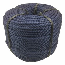 18mm Navy 3 Strand Nylon Rope x 150 metres, Anchor Boat Mooring Yacht, Moorings