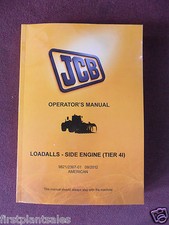 JCB LOADALL - SIDE ENGINE Operators Manual 9821/2367-01 (TIER 41)