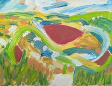 Dartmoor landscape oil - dartmoor,