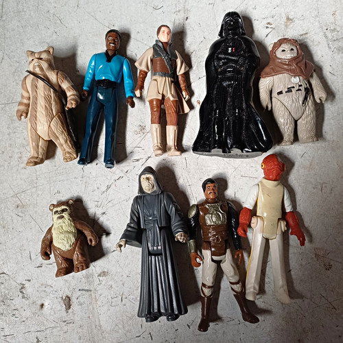 Star wars vintage figures - star,