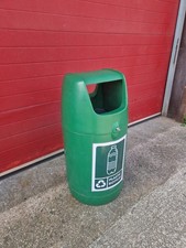 Industrial outdoor litter bin - industrial,