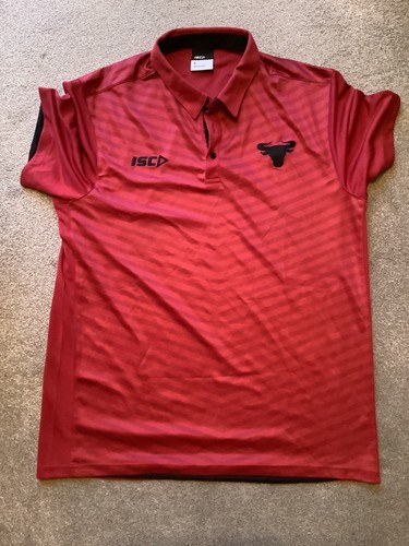 Red bradford bulls polo shirt - bradford,