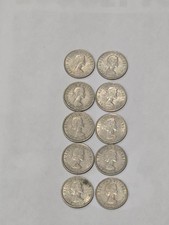 Sixpence coins job lot 10 - job,