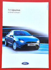 2001 FORD PUMA Sales Brochure