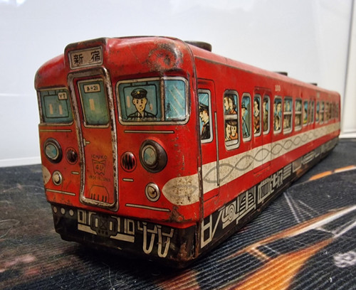 Ichiko tin toy train - ichiko,