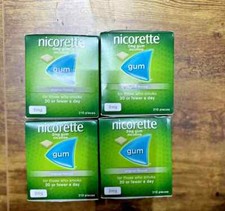 🟢 Nicorette Orignal Flavour 2mg 4mg Gum Nicotine Stop Smoking Aid Quit 210