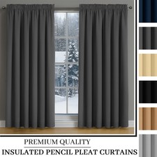 Thermal Curtains Blackout Winter Curtain Cold Blocking Thickened Curtains Panels